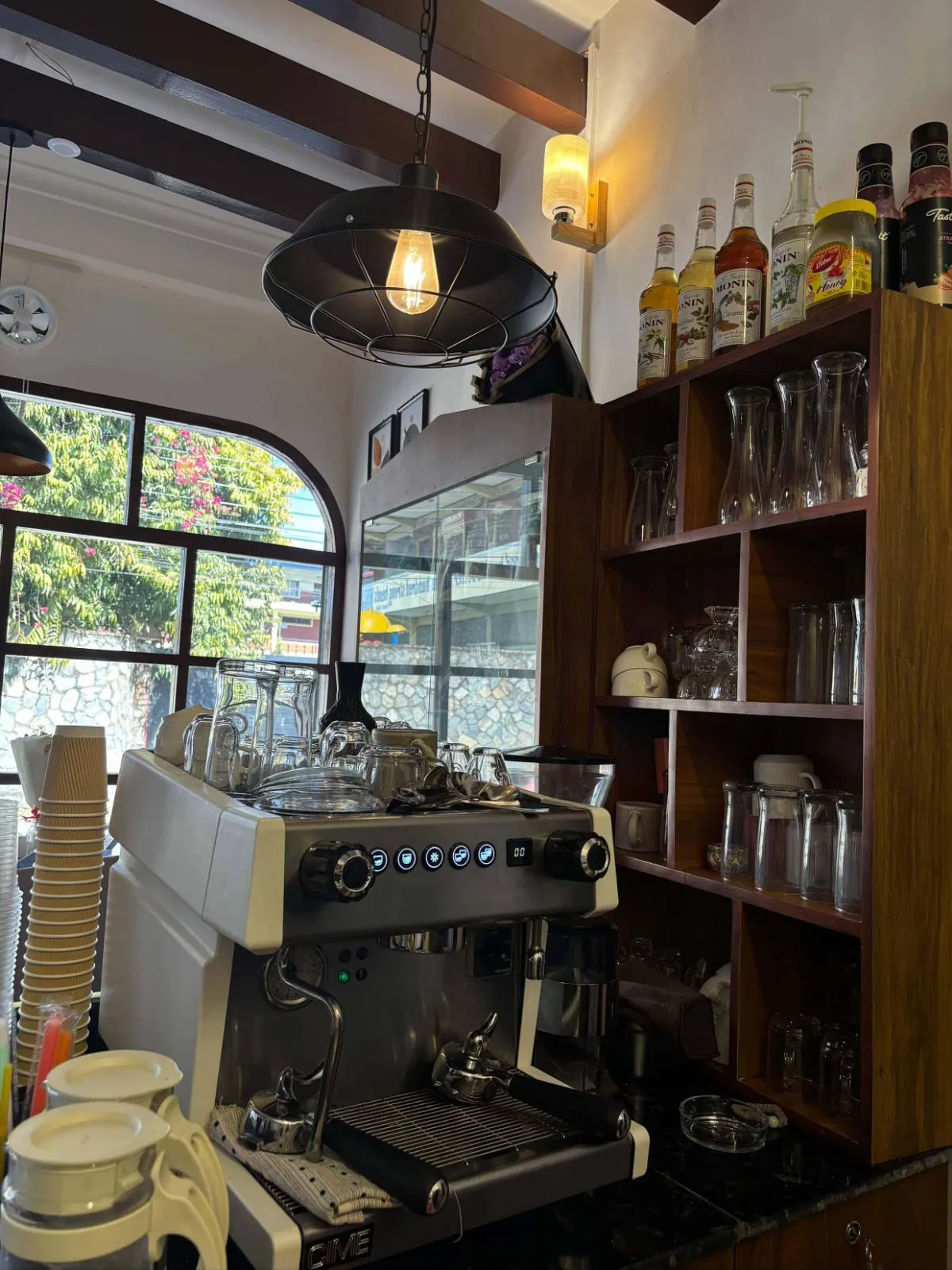 Freshly brewed premium cappuccino in Pokhara-8